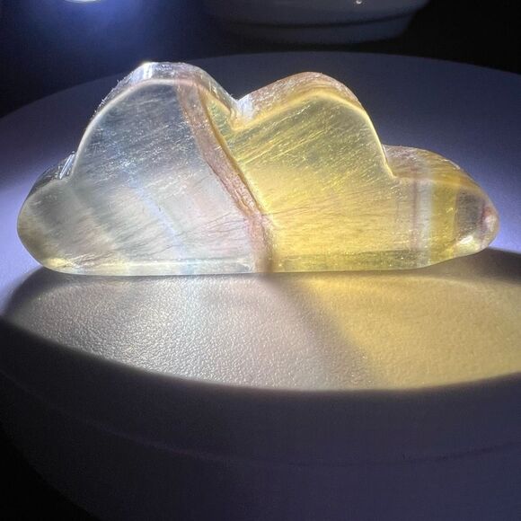 Yellow Fluorite Crystal Cloud Carving‎ (#2) - Picture 5 of 11